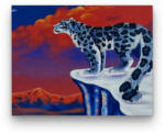 Számfestő Hópárduc - előszínezett számfestő készlet (30x40cm) (R43115-127-6)
