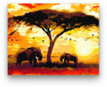  Elefántok az Akácia Körül - számfestő készlet