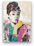  Színes Nő - számfestő készlet - 40×50 cm