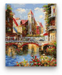  Virág Híd Amszterdamban - számfestő készlet