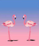Számfestő Aranyos Flamingók - gyémántszemes kirakó (I15455)