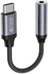 Tech-Protect ULTRABOOST адаптер от Type-C към Mini Jack 3, 5mm черен (9490713929667)