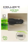 Cellect Autós töltő (2 USB, 2.4A, Micro USB kábellel), fekete