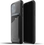 Mujjo Full Leather Wallet Case for iPhone 11 Pro negru (MUJJO0086)