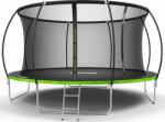 ZIPRO Trambulina de gradina Zipro, cu plasa interioara, 14ft, 435cm, 3 picioare duble, Greutate maxima utilizator 150kg (Trampoliny)