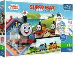 TREFL Puzzle 24 SUPER MAXI - Tom și prietenii / Thomas și prietenii (41014) Trenulet