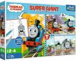 TREFL Puzzle 15 GIANT - Jocurile lui Tom / Thomas și prietenii (42008) Trenulet