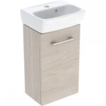 Geberit Selnova Square 36 alsó szekrény mosdóval, világos hikoridió 502.745. 00.1 (502.745.00.1)