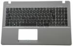 ASUS X550D X550DP X550ZE F550DP R510DP K550DP series magyar (HU) szürke burkolattal (topcase) laptop/notebook billentyűzet