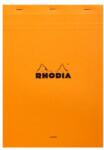 Rhodia Bloc notes A4 80 file capsat dictando Rhodia coperta portocalie (RH18600C)