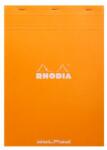 Rhodia Bloc notes A4 80 file capsat linitura punctata Rhodia coperta portocalie (RH18558C)