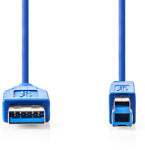 Nedis USB3.2 Gen1 nyomtató kábel 2.0m, kék