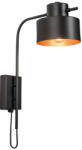 ZAMBELIS LIGHTS fekete-sárgaréz fali lámpa (ZAM-18135) E14 1 izzós IP20 (18135)