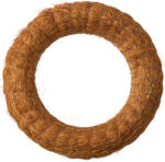 Valex Decor Szizállal bevont széna koszorúalap 15cm/3cm - Barna (KA2-15B)