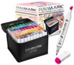 Rawmark Rawmark, PurePro, set 80 markere duble, cu carcasa, cu cerneala pe baza de alcool, multicolore