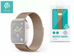 DEVIA ST325069 Devia Apple Watch (38/40/41mm) óraszíj, Elegant Series Milanese, fém, arany (ST325069)