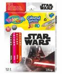 Colorino Disney Star Wars JUMBO háromszögletű színesceruza készlet - 12+1 (arany/ezüst) (89472PTR) - lurkojatek