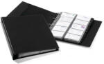 DURABLE Névjegytartó, 400 db-os, gyűrűs, DURABLE "VISIFIX® Economy", fekete (DB244401) - bestoffice