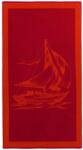 SOFT COTTON SAIL strand törölköző 85x160 cm-es Piros / Red