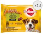 PEDIGREE 4-pack alutasakos nedves kutyaledel csirkével marhával és zöldségekkel, 52x100g