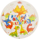  Gömb alakú buborék lufi - 50 cm - Happy Birthday - Dinoszaurusz