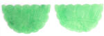  Pandantiv Jad Colorat Sculptat Fluture 45x27x3 mm - 1 Pereche