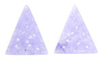  Pandantiv Jad Natural Colorat Sculptat cu Gaura 38x33x2 mm - 1 Pereche