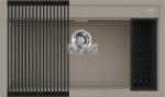 Elleci ELLECI- Mosogatótálca Best 360 SZETT Granitek Tortora G43 (LGB36043K2)