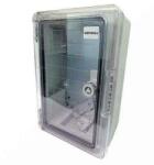 MENTAVILL Műanyag szekrény átlátszó ajtós 350x250x150 + szerelőlap IP65 (405075)