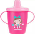 Canpol babies Canpol Csöpögésmentes itatópohár kemény ivócsőrrel 250 ml (9h+) - Rózsaszín