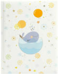 Goldbuch Little Whale kék vendégkönyv