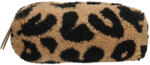 Beagles Navarra barna-fekete leopárd mintás női sminktáska (20521920)