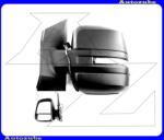 VW CRAFTER 2 2016.11-től /7C/ Visszapillantó tükör bal "RÖVID-KAROS" elektromos, fűthető tükörlappal, fekete borítással, irányjelzővel MVW410-L