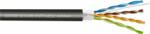 BITNER TI0092-100 F/UTP dupla köpenyes kültéri földkábel; PVC+PE; cat5e; 100m/tekercs (TI0092-100) - hik-online