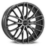 OZ ITALIA 150 Matt Dark Graphite Diamond Cut 5/120 17x8 ET29 79 - nyarigumi