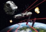 Komar / Consalnet Star Wars Millenium Falcon, papír alapú, UV álló poszter 368x254 cm, Komar 8-489