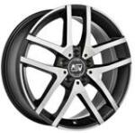 MSW 28 matt black full polished 5/110 16x6, 5 ET40 65, 1 - teligumi