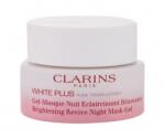 Clarins White Plus Brightening Revive Night Mask-Gel mască de față 50 ml pentru femei Masca de fata