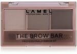 LAMEL BASIC The Brow Bar paleta pentru machiaj sprancene cu pensula #401 4, 5 g