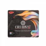 Daco Creioane colorate in cutie metalica DACO CC324P, 24 culori, pastel (CC324P)