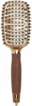 Olivia Garden Perie de par mistret+nailon Expert Care Flex Gold&Brown (5414343020710)