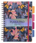 Pukka Pad Spirálfüzet, B5, vonalas, 100 lap, PUKKA PAD Project Book Bloom, vegyes minta (PUP9494) (9494-BLM(ASST))
