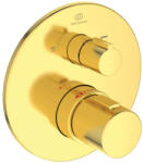 Ideal Standard Baterie cada - dus incastrata Ideal Standard Ceratherm T100 auriu periat fara corp ingropat (A5814A2)