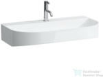 Laufen Sonar 80x42 cm-es csiszolt aljú mosdó túlfolyó nélkül, matt fehér H8163447571111 (H8163447571111)