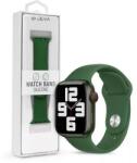 DEVIA ST364488 Devia Apple Watch (38/40/41mm) óraszíj, Deluxe Series Sport, szilikon, zöld (ST364488)