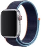 Apple Watch szíj, 42/44/45 mm, szövet, sötétkék