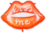 Partydeco Óriás fólia lufi 34" 86cm száj, Kiss Me (LUFI985611)