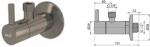 Alcaplast Sarokszelep szűrővel 1/2″-3/8″ (ARV001) (ARV001)