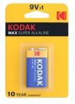 Kodak Elem 9V 9V alkáli-mangán 6 LR 61 blokk Max KODAK - 9VMAXB1 (9VMAXB1)