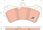 KRIEGER set placute frana, frana disc KRIEGER 0950006382 (0950006382)